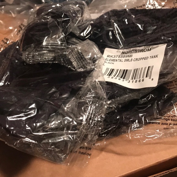 Z By Zella Elemental Cropped Tank Top Sz Large New - Picture 3 of 4